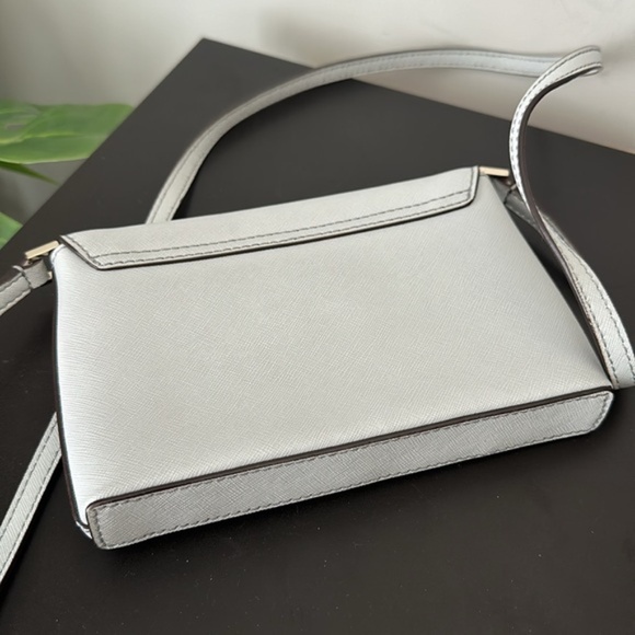 Kate Spade Sally Newbury Lane Valencia Crossbody Grey - Picture 6 of 10